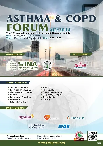 Asthma & COPD Forum 2014 - The 12th Annual Conference of Saudi Thoracic Society (ACF2014/STS2014)