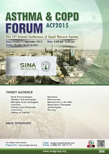 Asthma & COPD Forum 2015 - The 13th Annual Conference of Saudi Thoracic Society (ACF2015/STS2015)