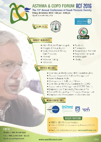 Asthma & COPD Forum 2016 - The 14th Annual Conference of Saudi Thoracic Society (ACF2016/STS2016)