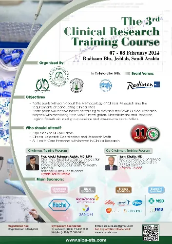 The 3rd Clinical Research Training Course (CRTC2014)