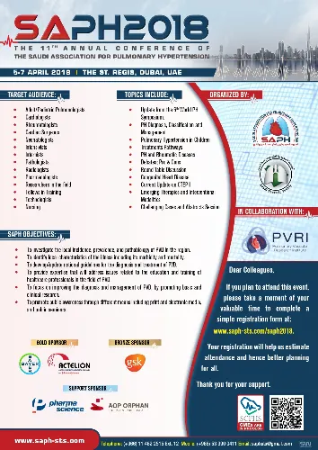 The 11th Annual Conference of the Saudi Association for Pulmonary Hypertension (SAPH2018)